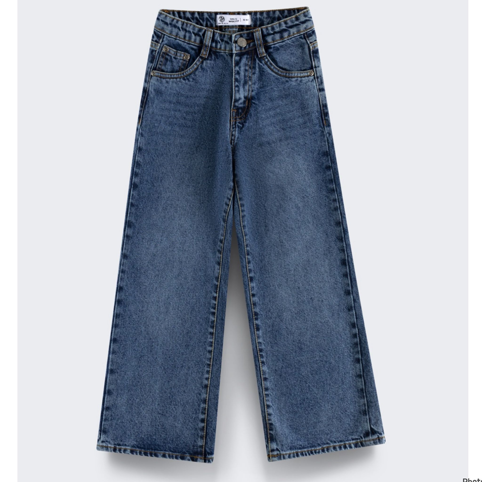 Girl Wide Leg - Dark Blue - Size 5-6 yrs