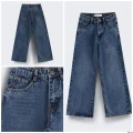 GIRL WIDE LEG - DARK BLUE - SIZE 11-12 YRS