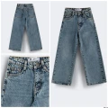 GIRL WIDE LEG - LIGHT BLUE - SIZE 11-12 YRS