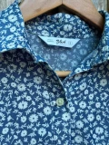 Z&A Shirt Women  - Blue Flower - Size XL