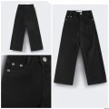 Women Extra Wide Leg - Black - W36 / L29