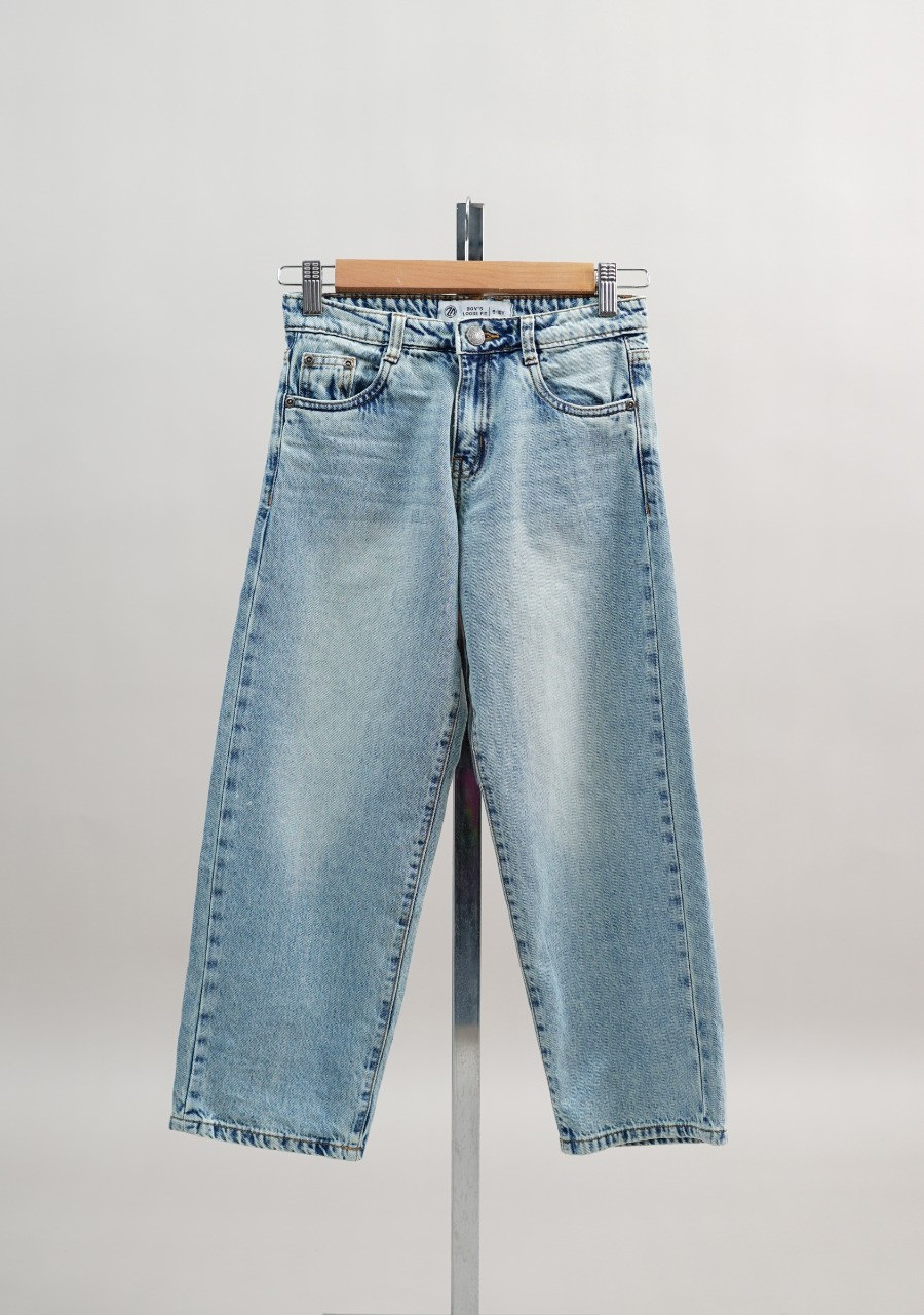 BOYS LOOSE FIT - SKY BLUE - SIZE 9-10 YRS