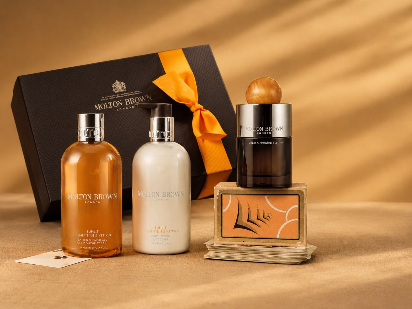 Molton Brown Sunlit Clemetine & Vetiver Set of 3