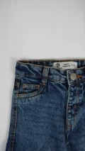 Girls Cargo Wide Leg - Dark Blue - Size 7-8 yrs