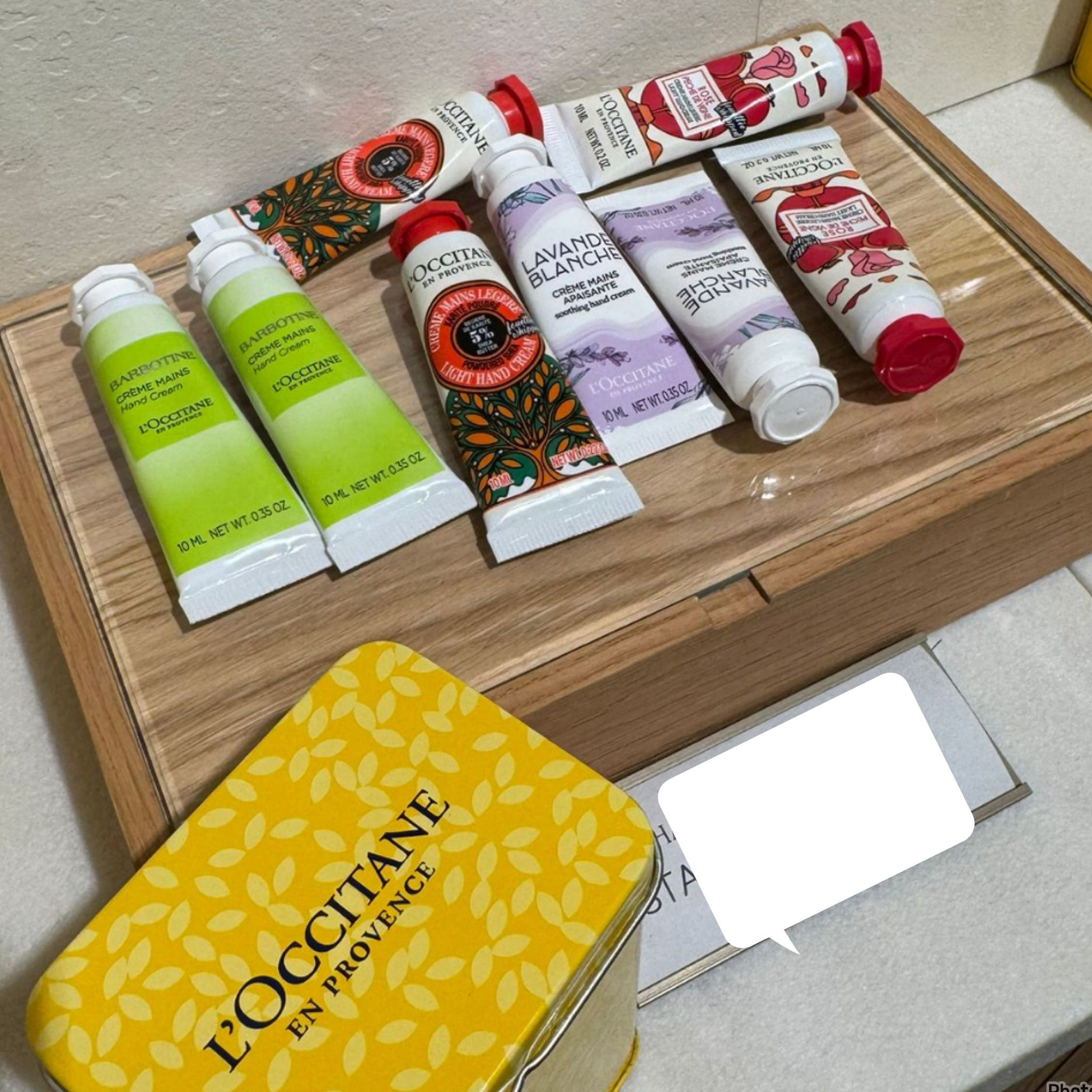 Loccitane Hand Cream Set of 8 with tin - N/A - 10 ML X 8 UNIT