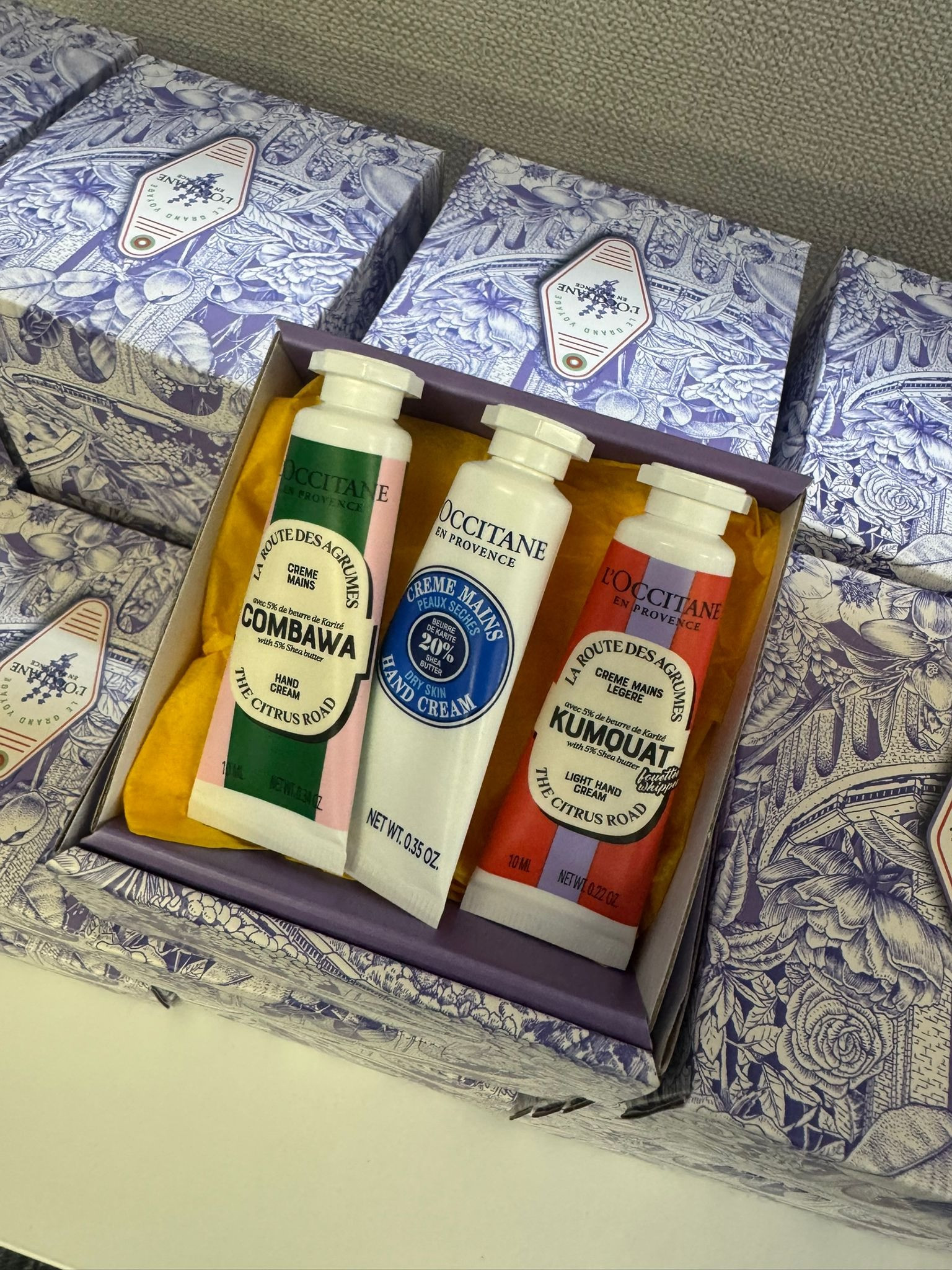 Loccitane Hand Cream Set with box - N/A - 10ml x 3 unit