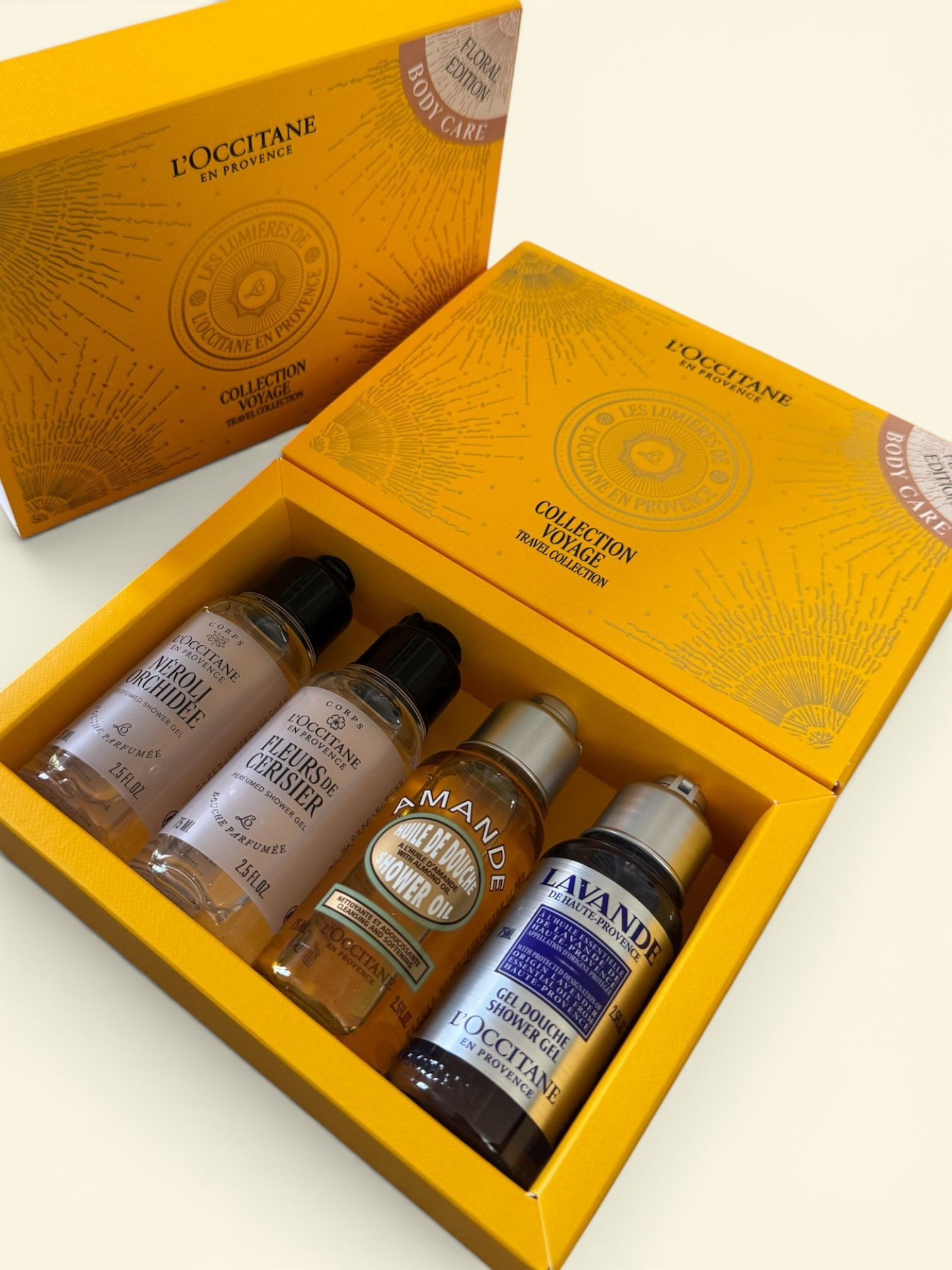 Loccitane Body Care Floral Edition Set with box  - Multi - 75 ml x 4 unit