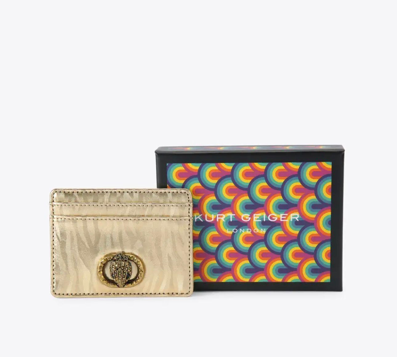 Kurt Geiger Chelsea Card Holder  - Gold Comb / 4019766189 - One Size