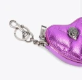Kurt Geiger Kensington Heart Charm/Coin Purse  - Purple - One Size