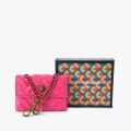 Kurt Geiger Kensington Charm/Card Purse - Pink Comb / 4047857979 - 11 x 8 cm