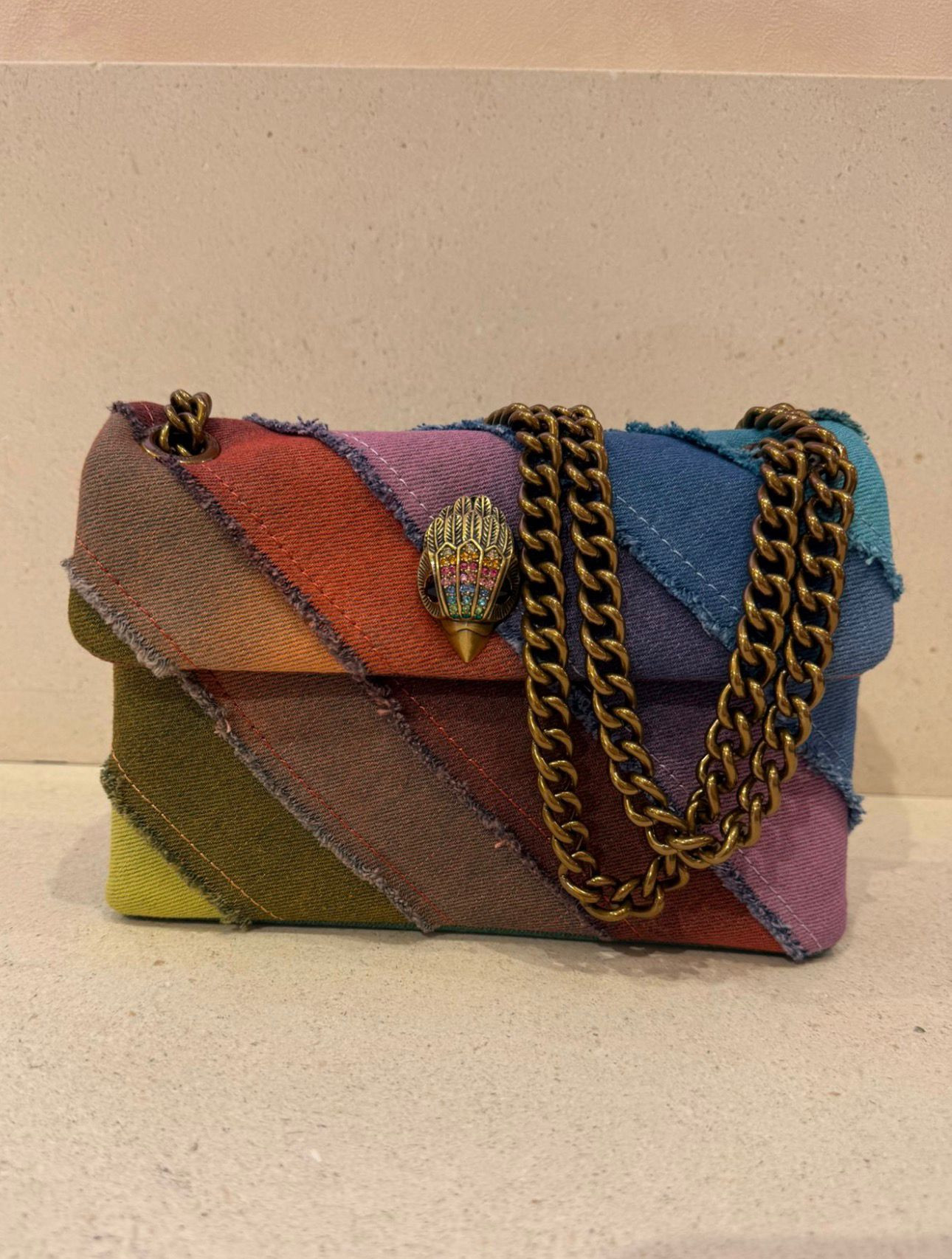KURT GEIGER KENSINGTON DENIM BAG  - 2046369669 / MULTI - 20 X 16 X 7 CM