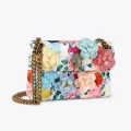 KURT GEIGER KENSINGTON FLOWER - 5378844609/ BONE/ COMB - 20 X 14 X 6 CM