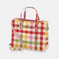 CATH KIDSTON GRAB BAG WITH LONG STRAP - GINGHAM CHECK
