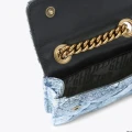 Kurt Geiger Micro Kensington Crossbody - Denim - 10 x 7 x 2 cm