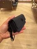 Kurt Geiger Long Nano Shoreditch Crossbody - 5368500109 / Black Leather - 14 x 8 x 4 cm