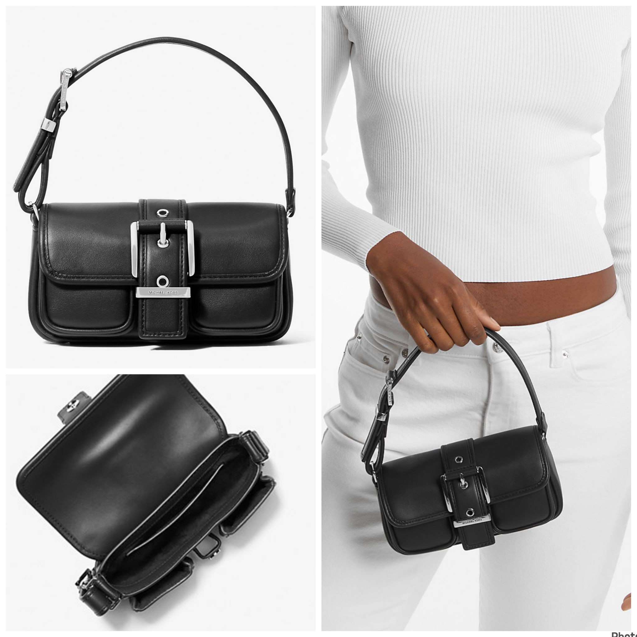 Michael Kors Colby - Black / 32F4SBAU0L - 18.5 x 10 x 4 cm