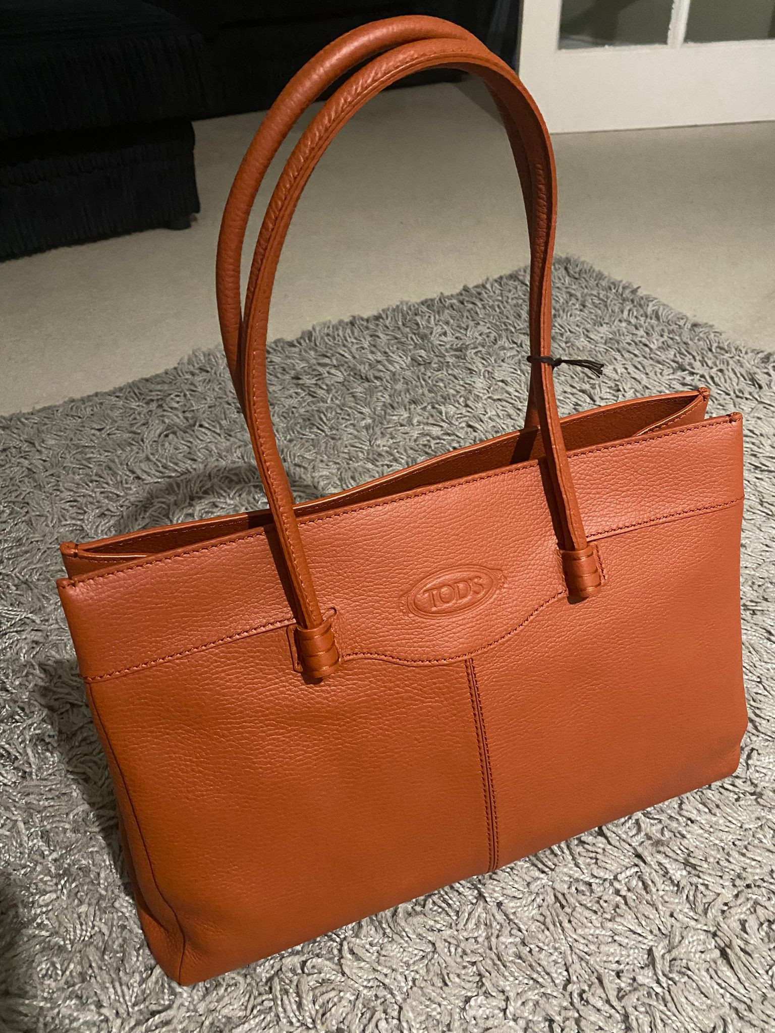 Tod's Mocassino Media Tote - Ria Terracotta - XBWFB0A03Z0RIAG809 / One Size