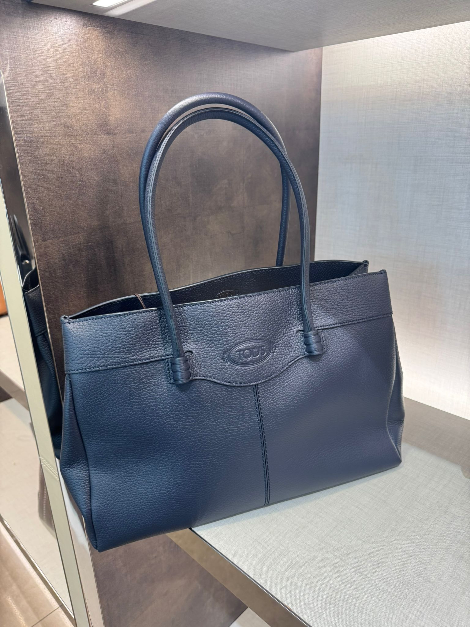 Tod's Tote - Navy Blue - XBWFB03Z0RIAU824