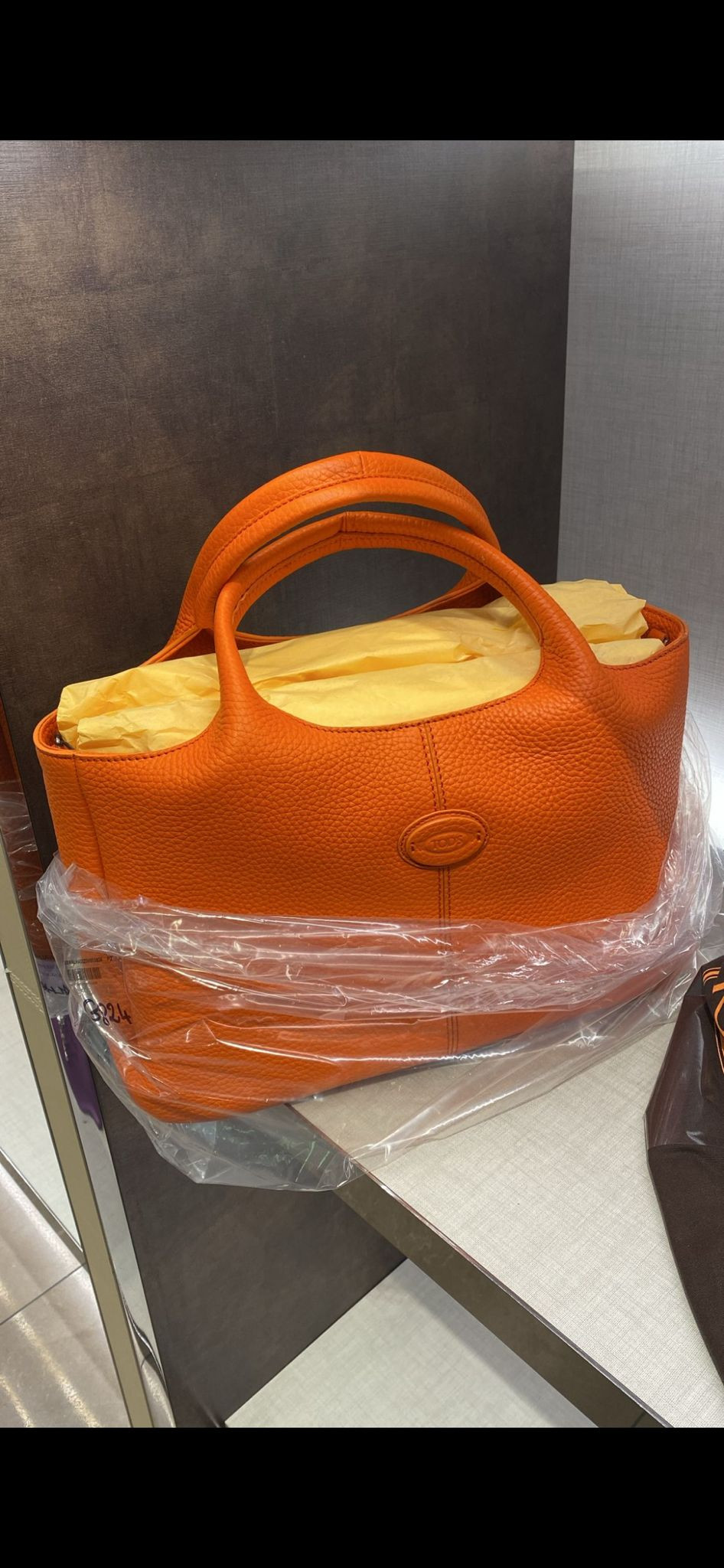 Tod's Tote - Orange - XBWALHA02Z0RIAG616 / small with long strap