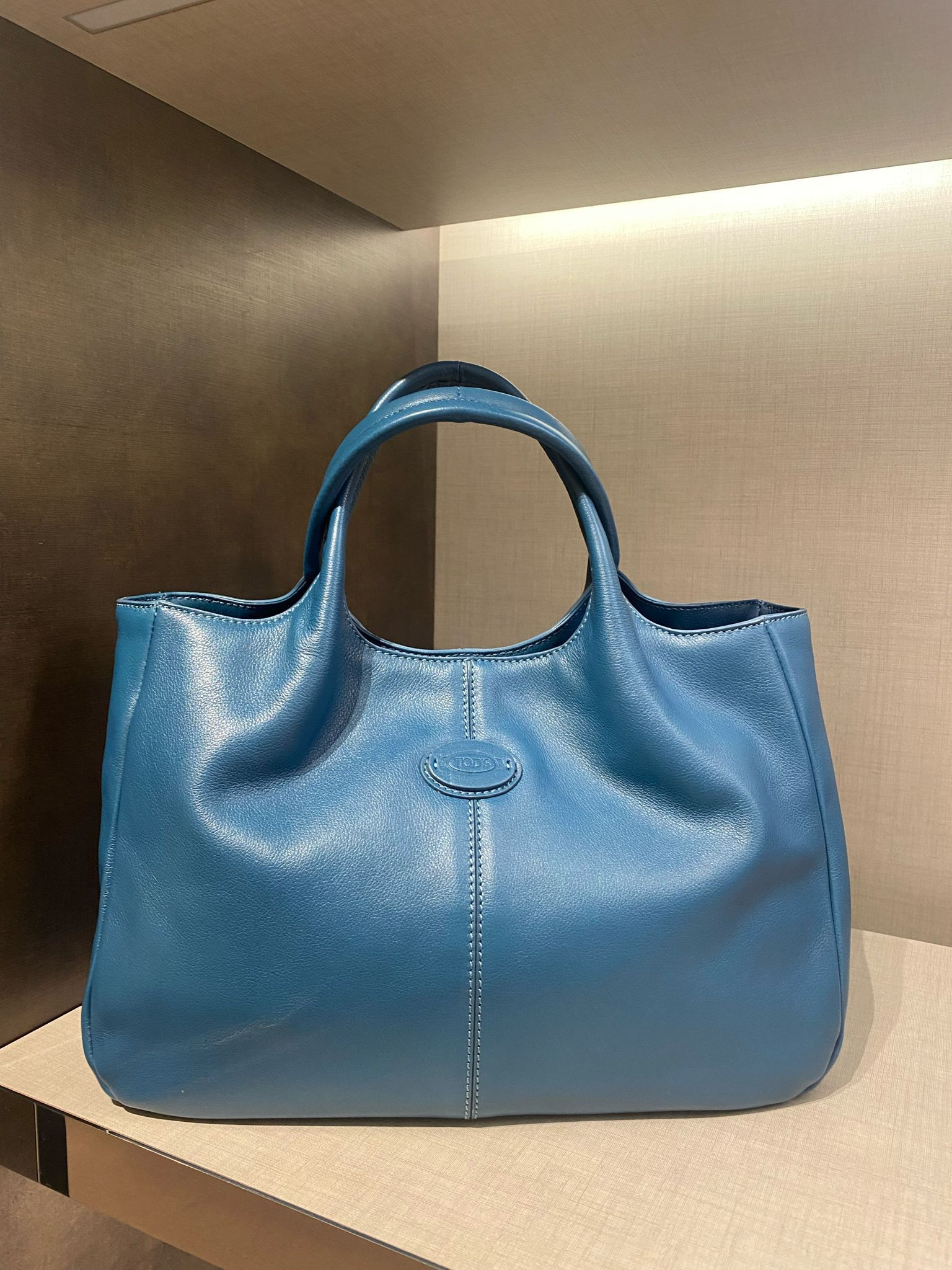 Tod's Tote Small With Long Strap - Blue - XBWALHAO2ZOS85T603