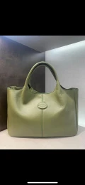 Tod's ALH Shopping Piccola Tote - Green - XBWALHA02Z0O6RV617 / Small with long strap