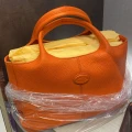 Tod's Tote - Orange - XBWALHA02Z0WSSG824 / Small with long strap