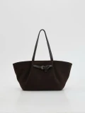 RESERVED Tote - Dark Brown - 55 x 28 x 13 cm
