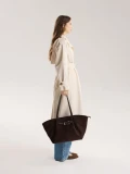 RESERVED Tote - Dark Brown - 55 x 28 x 13 cm