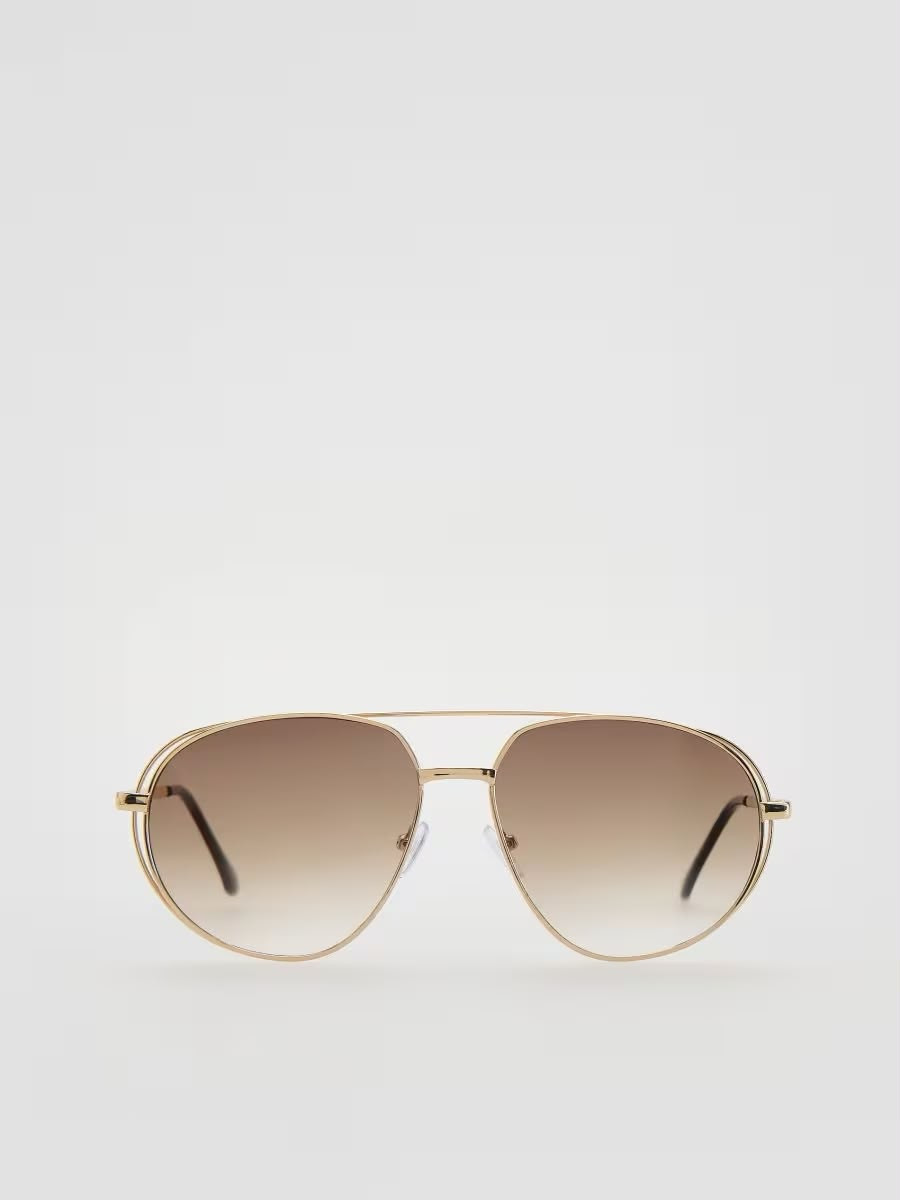 RESERVED Sunglasses - Gold - One Size
