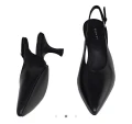 Radley Chiltern Crescent Heel Sling Back - Black - UK 7