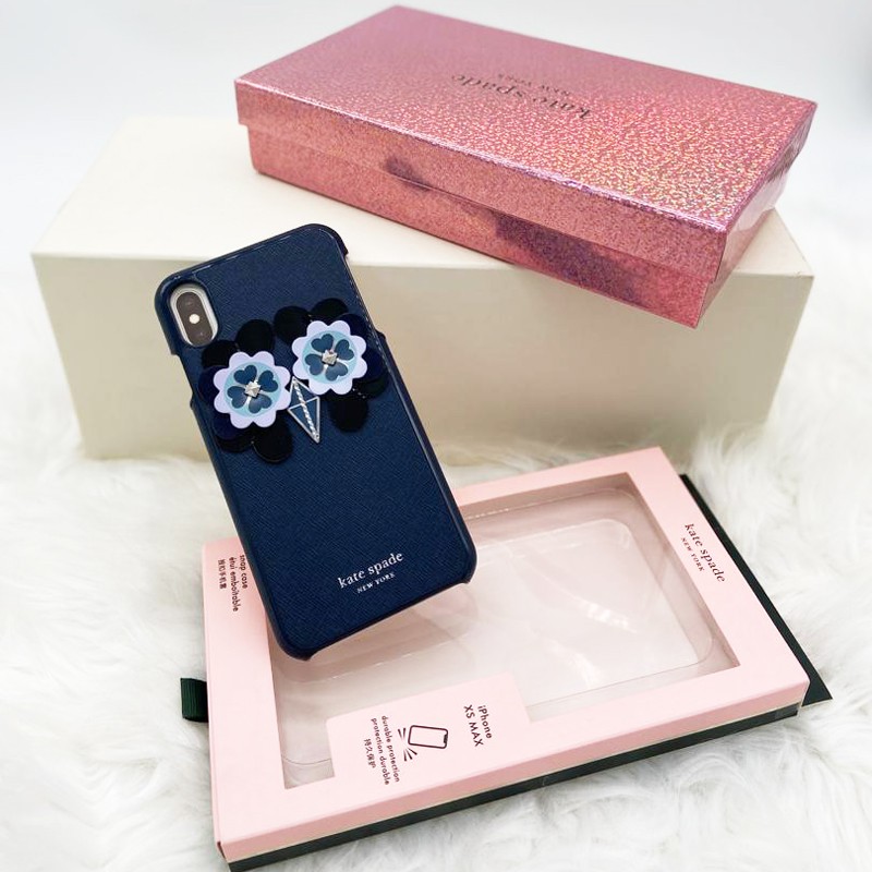 AzuraMart - Kate Spade Snap Case Iphone WIRU1152 - Owl Applique - XS Max