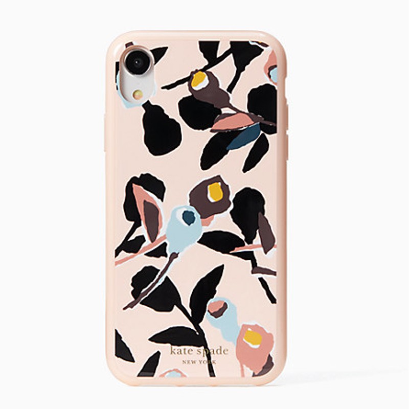 AzuraMart - Kate Spade Paper Rose Iphone Case WIRU1143 - Pink Multi - XR