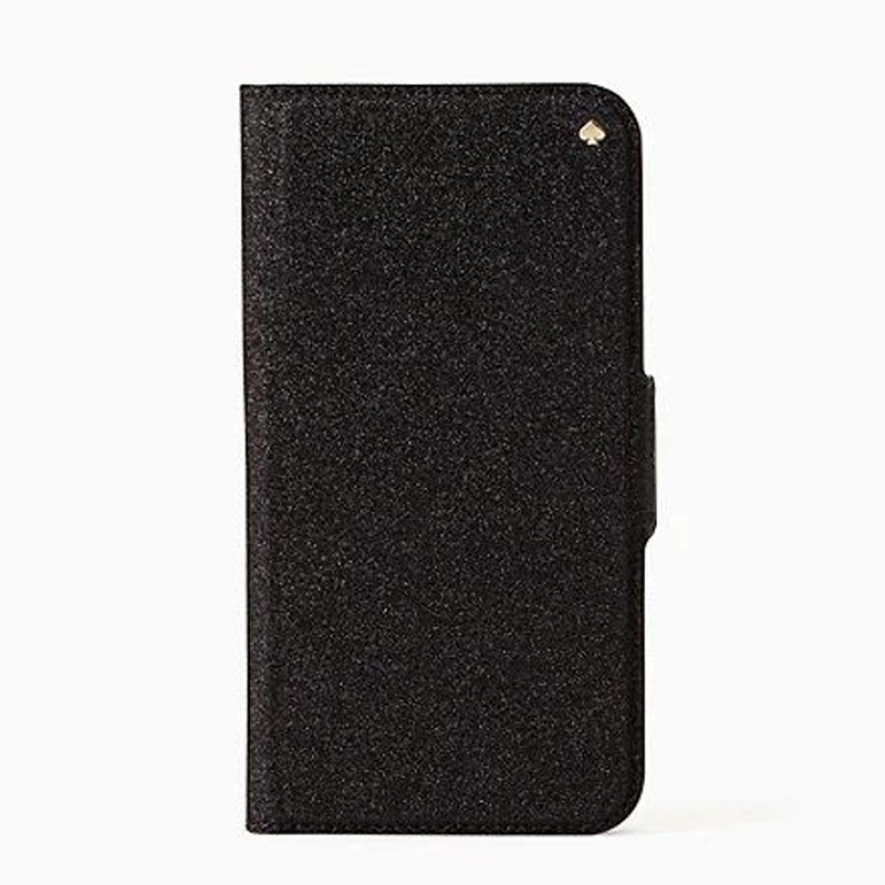 Kate Spade Glitter Wrap Folio Iphone Case WIRU1209 - Black - XS / X