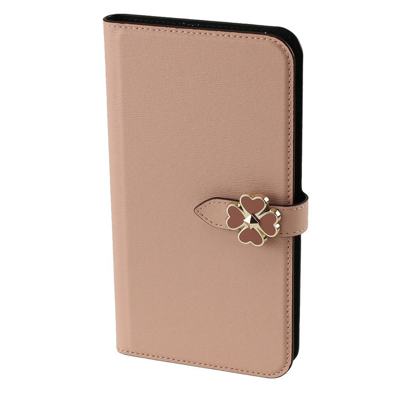 Kate Spade Flower Hardware Wrap Folio iPhone Case WIRU1127 - Rosy Cheeks - XS Max