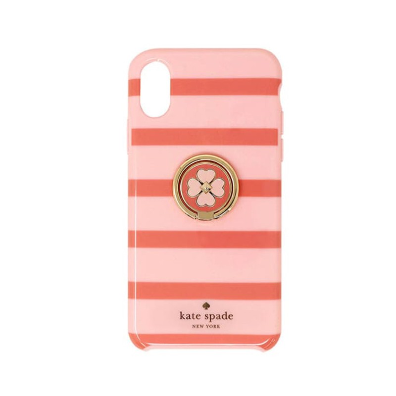 Kate Spade Stbmability Ring & Stripe Resin iPhone Case WIRU1216 - Rosy Cheeks - XS