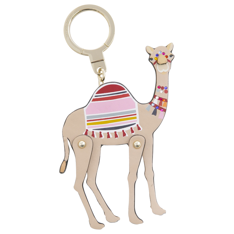 AzuraMart - KATE SPADE KEY RING WORU0230 CAMEL - MULTI - ONE SIZE