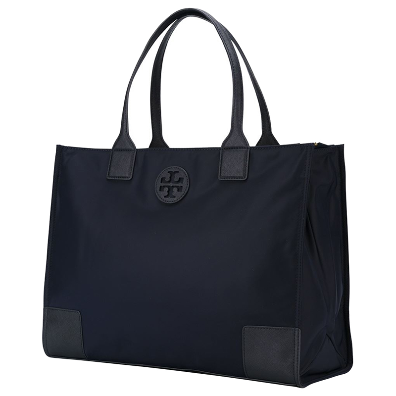 TORY BURCH ELLE TOTE - BLACK - LARGE