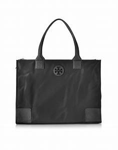 Tory Burch Elle Tote - Nylon / Black - Large 88366