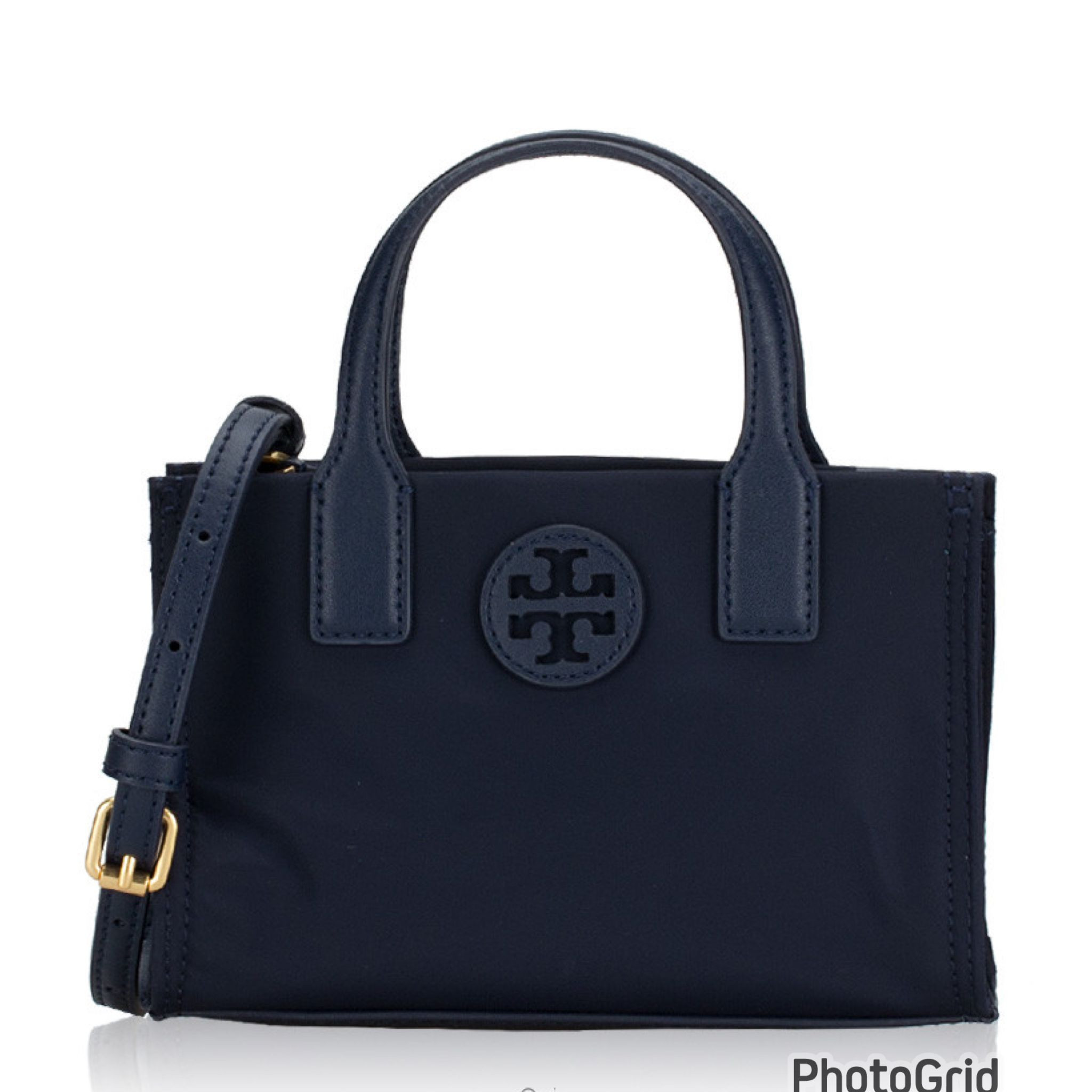 Tory Burch Elle Tote - Navy - Mini / 146437