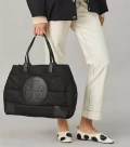 Tory Burch Elle Tote - Puffer Black - Large 60981