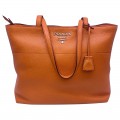 PRADA 1BG202 VITELLO PHENIX - PAPAYA - MEDIUM