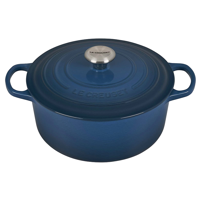 Le Creuset Signature Round Casserole - INK - 22cm