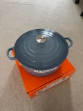 Le Creuset Round Casserole - Chambray - 24cm