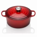 Le Creuset Signature Round Casserole - Cerise - 26cm