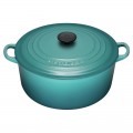 LC CLASSIC ROUND CASSEROLE - CARRIBEAN - 24CM
