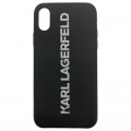 KARL LAGERFELD KARL LOGO IPHONE CASE - BLACK - KL19SIBK - IPHONE X/XS