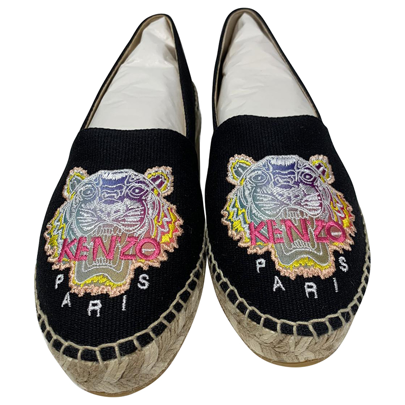 KENZO ESPADRILLE F762ES180F9699 - BLACK - EUR 36