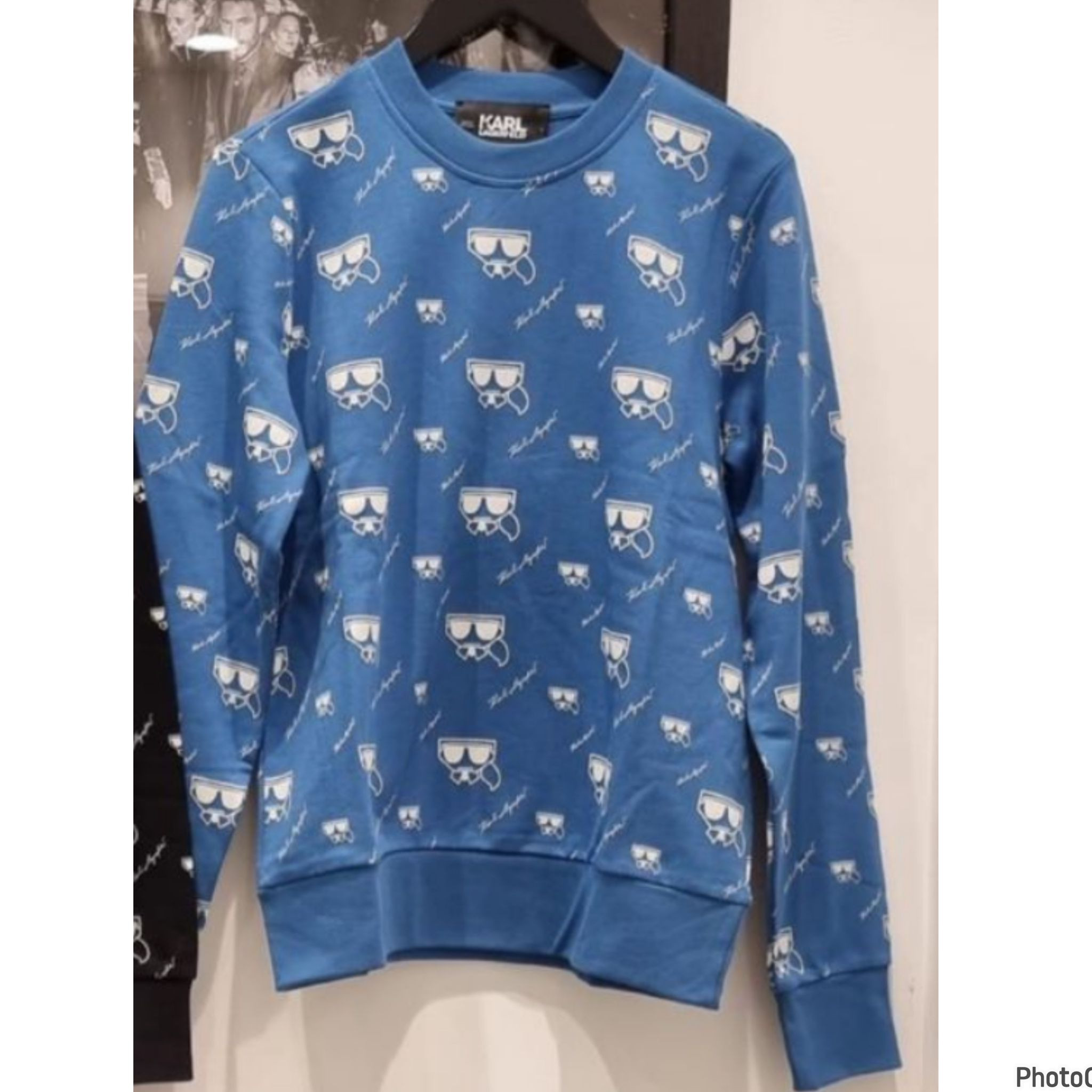 Karl Lagerfeld K/kocktail Sweatshirt - Royal Blue - 24SW1803 / Size XS