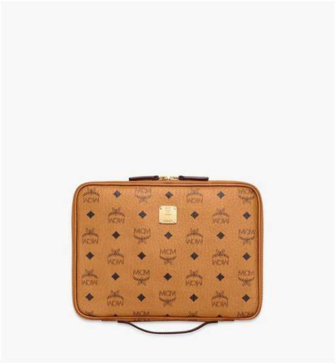 MCM  Ipad Case / Pouch - Cognac - 26 x 20 x 2 cm