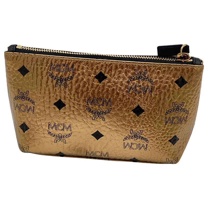 MCM POUCH - GOLD - ONE SIZE